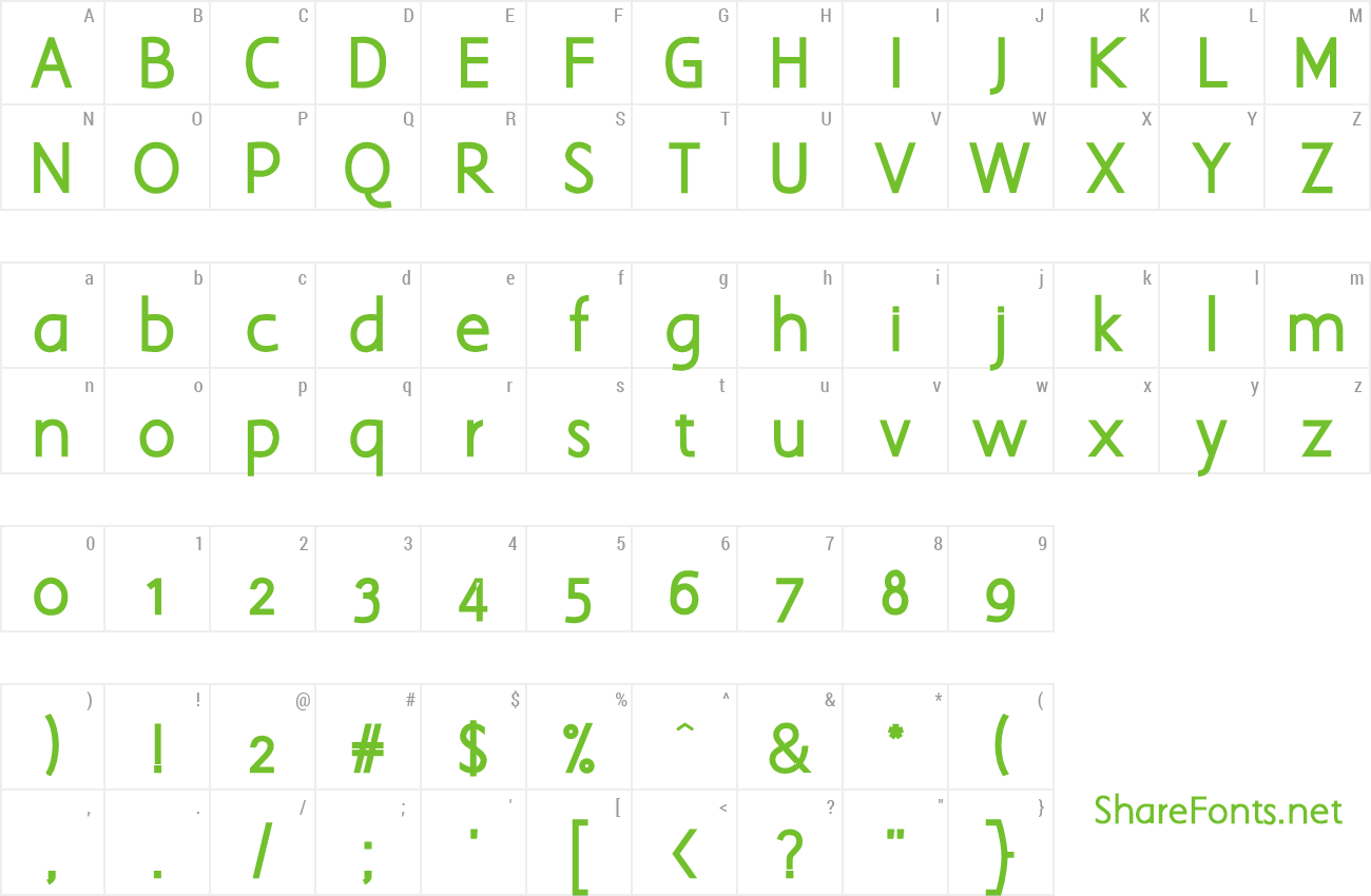 Font Aaargh preview